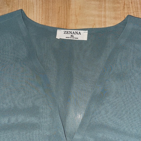 Zenana - Wrap Top - Picture 3 of 3